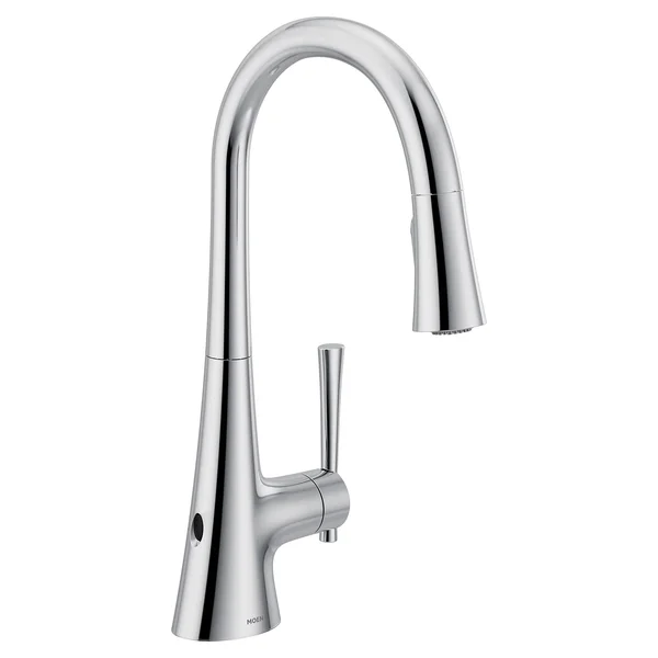 Moen 9126EW Kurv 1.5 GPM Single Hole Pull Down Kitchen Faucet - Chrome