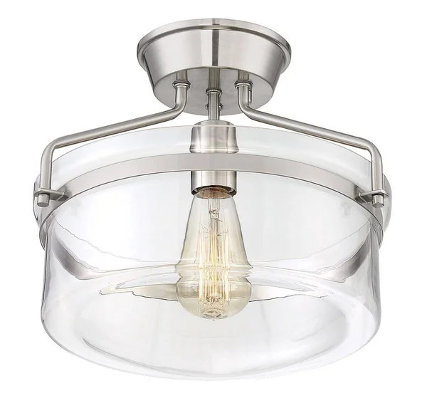 Trade Winds Gardner Ceiling Light in Brushed Nickel