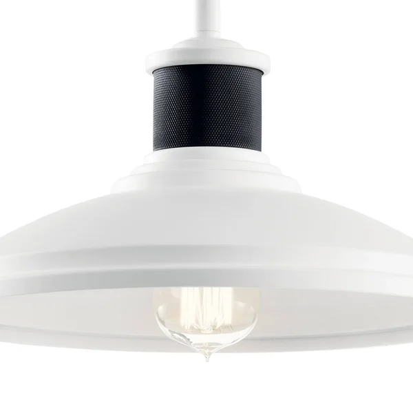 Kichler Allenbury Pendant/Semi Flush White 1 Light 49982WH