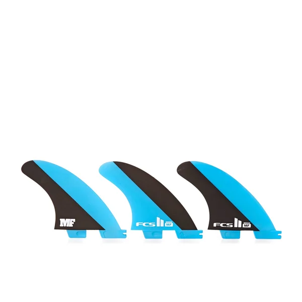 FCS II MF PC Tri Fins (Blue/Black - M)