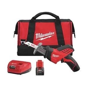 Milwaukee 2420-22 Cordless Reciprocating Saw Kit, 1.5A/hr.