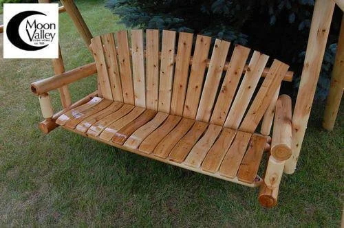 Outdoor Lawn Swing A-Frame Varnish - 4ft Lawn Swing and Frame