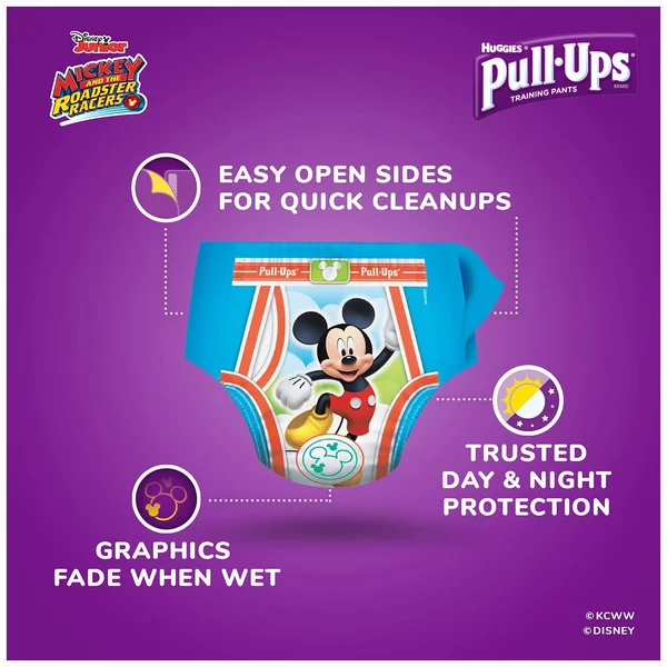 Huggies Pull-Ups Traning Pants for Boys Size L, 3T - 4T, 116 Ct.