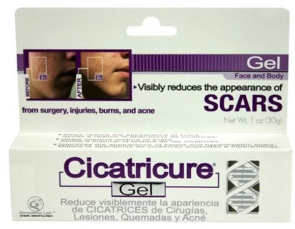4 Pack - Cicatricure Face & Body Scar Diminishing Gel - 1 oz