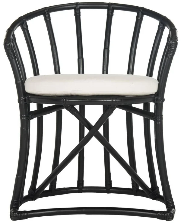 Safavieh Bates Rattan Accent Chair - Black
