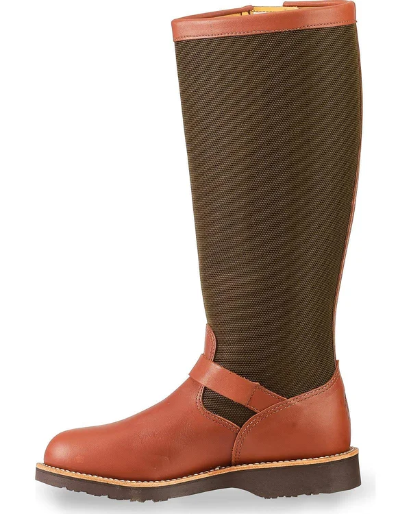 Chippewa Men's 17 inch Viper Cloth Snake Boot -7d Brown