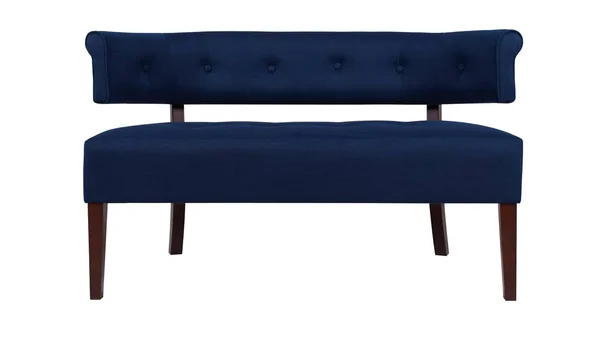 Jared Tufted Bench Settee - Midnight Blue by Jennifer Taylor Home