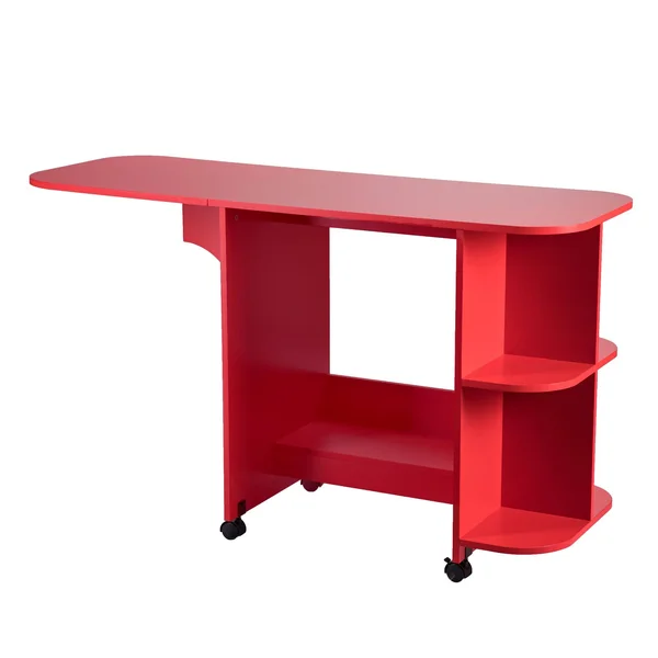 Expandable Rolling Sewing Table/Craft Station Farmhouse Red - Aiden Lane
