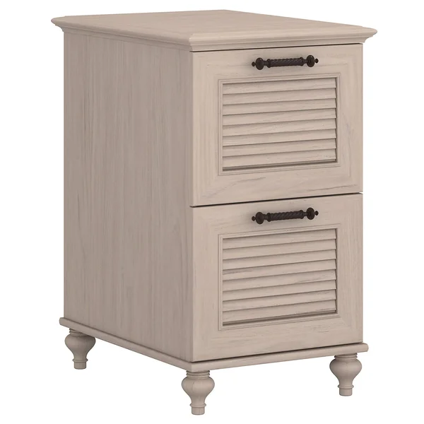 Kathy Ireland Volcano Dusk 2 Drawer File Cabinet in Driftwood Dreams
