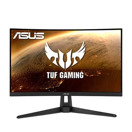 Asus TUF Gaming VG27VH1B 27? Curved Monitor, 1080p Full HD, 165Hz (Supports 144Hz), Extreme Low Motion Blur, Adaptive-Sync, Free