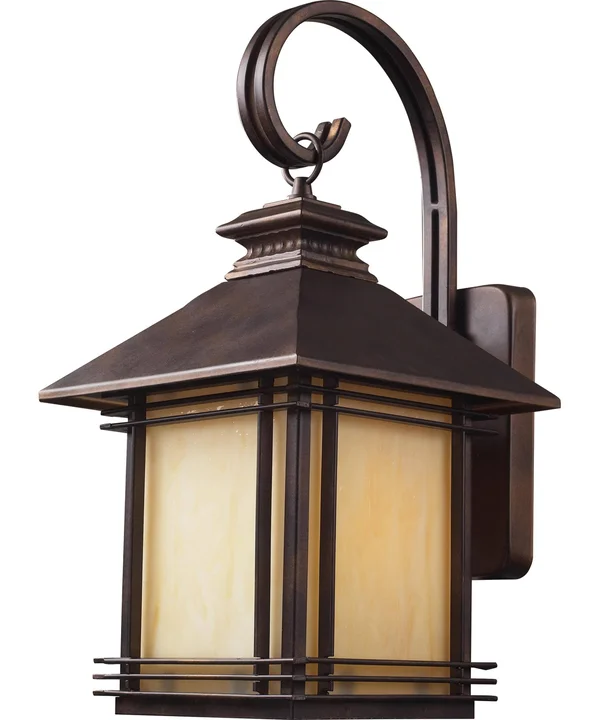 Elk Lighting Blackwell 1 Light Outdoor Wall Sconce in Hazelnut Bronze 42101/1-LED