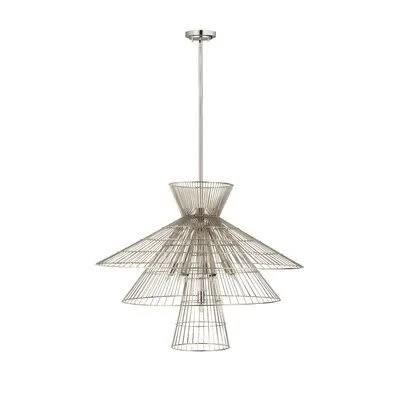 Pipkins 8 Light Chandelier Wade Logan Finish: Polished Nickel