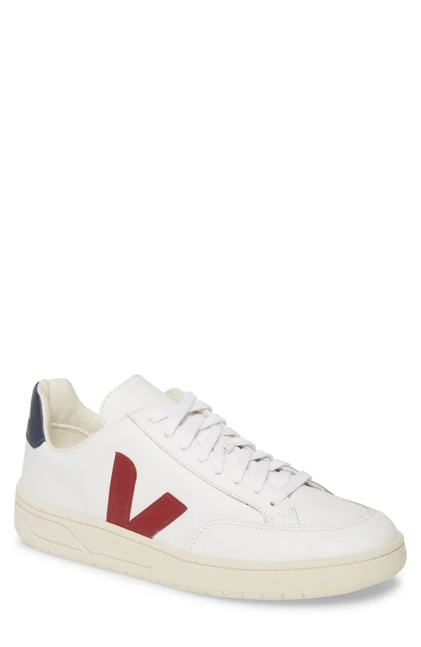 Veja V-12 Leather Sneakers