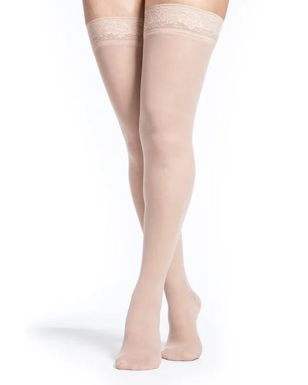Sigvaris Eversheer Closed Toe Thigh High, 15-20 mmHg, Long, Medium