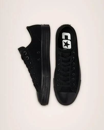 Converse Ctas Pro Shoes Black/Black/Black Suede