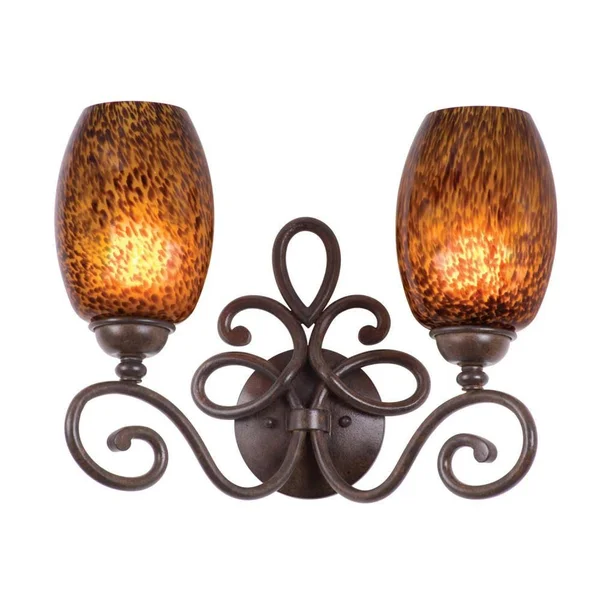 Kalco Amelie 2 Light Bath 5522AC/1305 (Antique Copper)