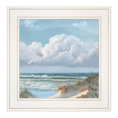 JAN172-Beautiful Day Triptych III by Artisan Georgia Janisse, Ready to Hang Framed Print, Highland Dunes