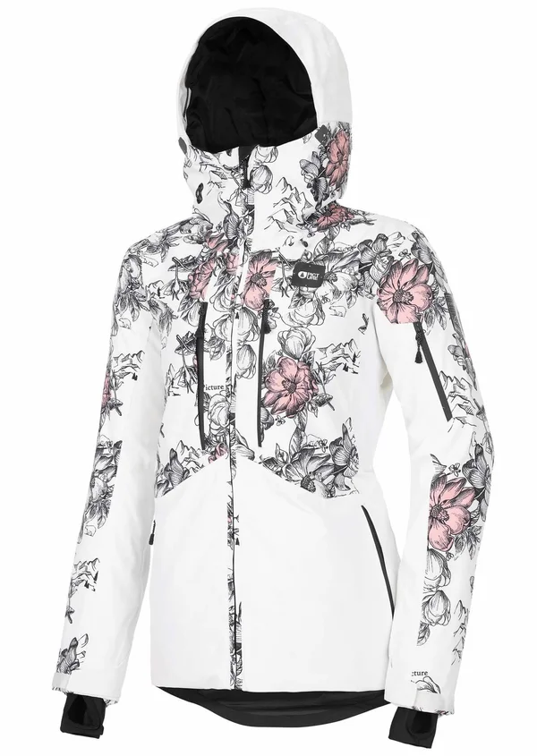 Ski Jacket Picture Exa (peonies White) Woman