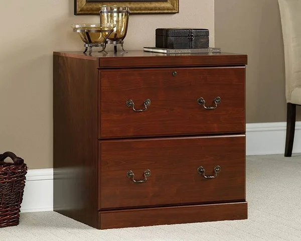 Sauder Heritage Hill 2 Drawer Lateral File in Classic Cherry Finish