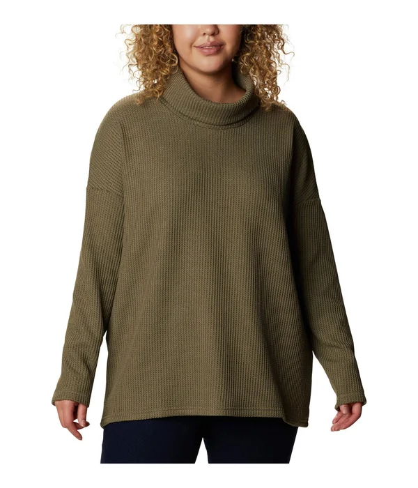 Columbia Women's Chillin Fleece Pullover - Plus Size - 2x - Black