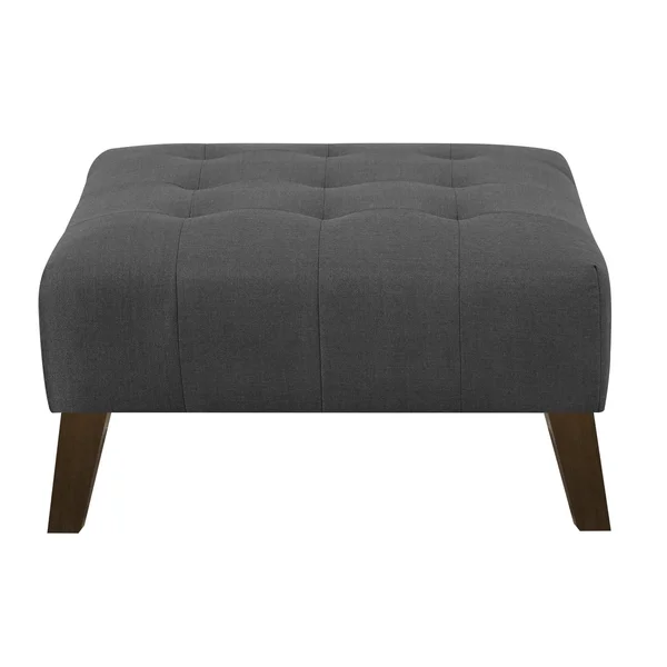 Carson Carrington Nordfjord Tufted Ottoman, Gray