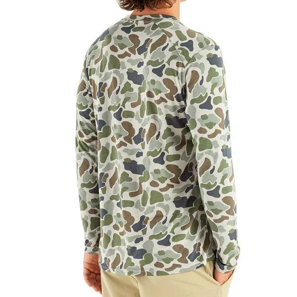 Free Fly Men's Bamboo Lightweight Long Sleeve - Blue Steel