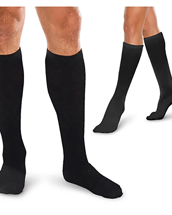 Therafirm TFCS189 20-30 mmHg Cushioned Core-Spun - Black - XL