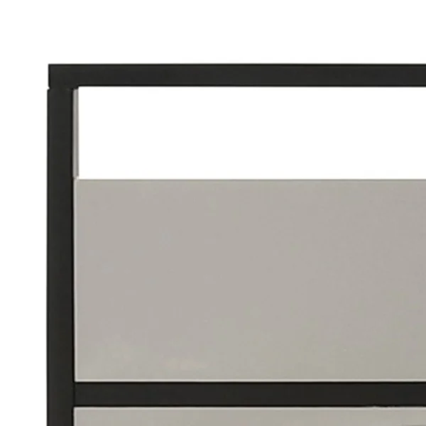 Belle Isle Furniture CEH57-0509 Eagle Harbor Queen Size Bed - Black & Natural
