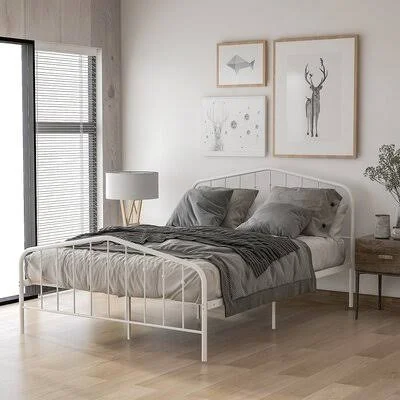 Mcfalls Twin Platform Bed August Grove Color: White - Size: Full/Double