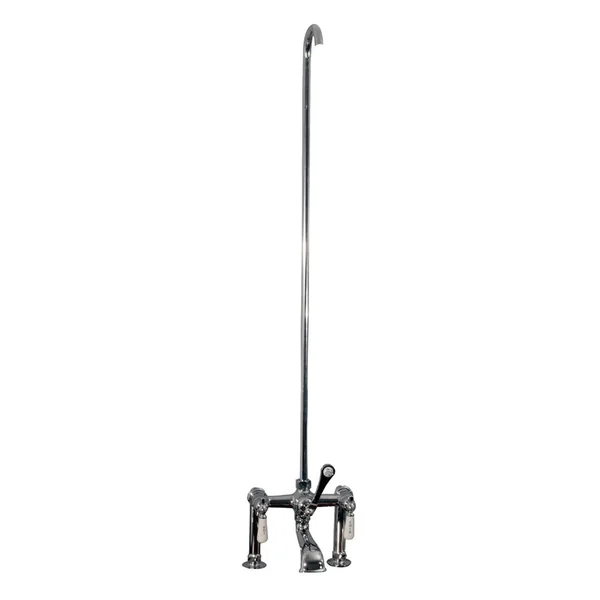 Barclay 4045-PL-CP Tub Filler with Diverter and Riser Polished Chrome