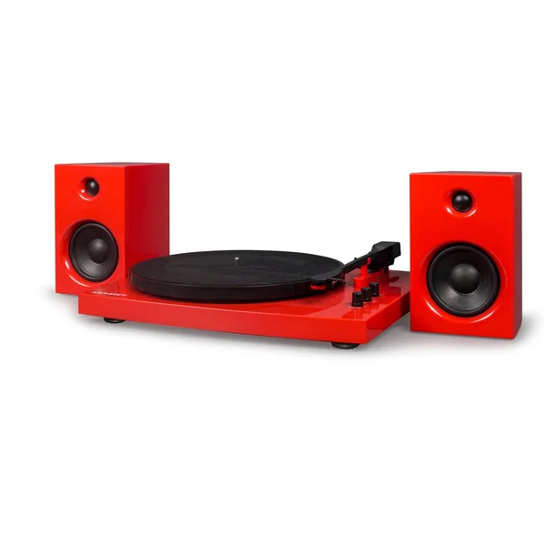 Crosley T100 Audio System - 30W Total - Red