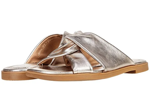 Clarks Reyna Twist Women's Shoes Metallic Synthetic : 5.5 B