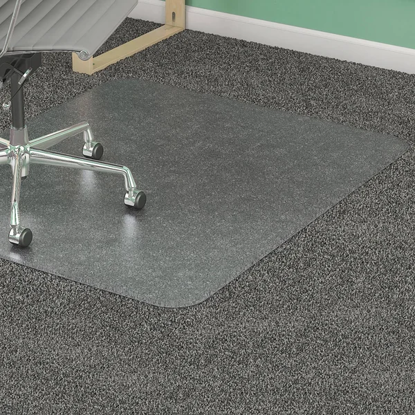Lorell Plushmat Chair Mat, Clear