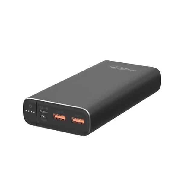 Ansmann 1700-0113 Power Bank Lithium Polymer (LiPo) 20000 mAh Anthracite