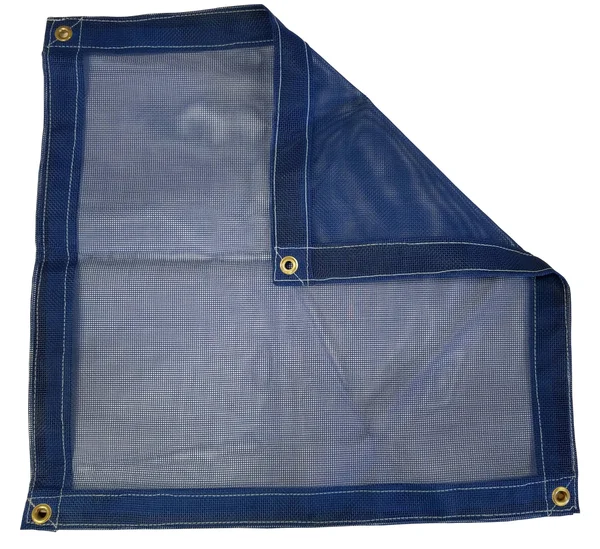 Harpster Tarps 10& x 46& Blue Vinyl Coated Mesh Tarp 10 oz.