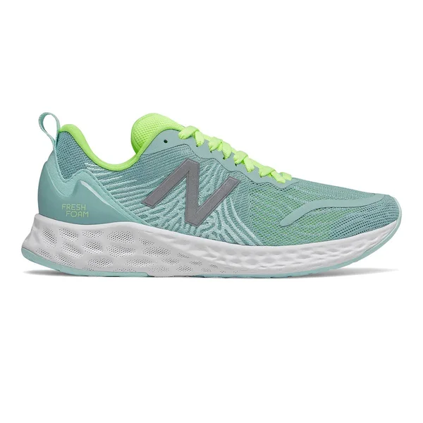 New Balance Fresh Foam Tempo Women's Running Shoes Storm Blue/Lime Glo : 7 D - Wide
