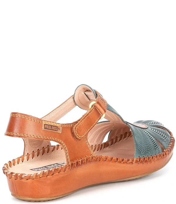 Pikolinos Women's Puerto Vallarta 655-0575 Sandal Coral/Brandy 37