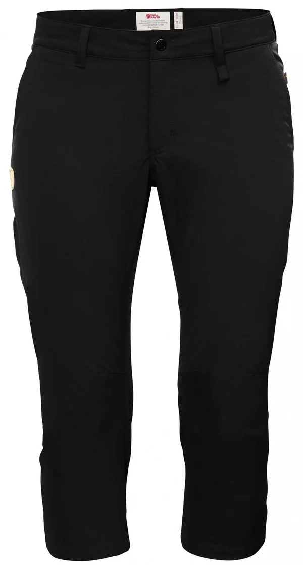 Fjallraven Women's Abisko Capri Trousers Black 38