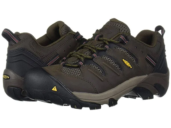 Keen Utility Lansing Low-Steel Toe 8 Men's Brown Shoe