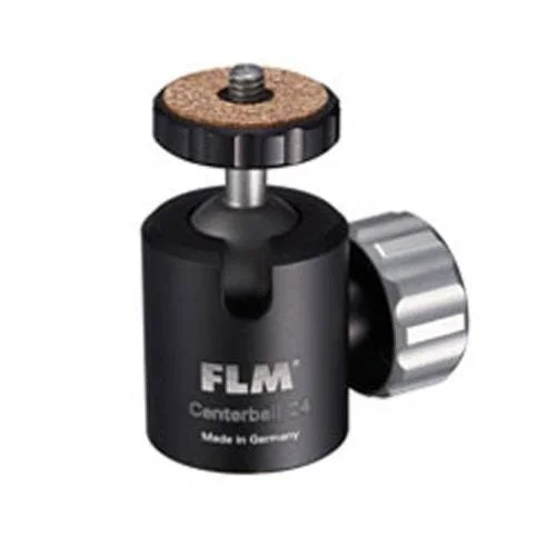 Flm CB-24E 24mm Centerball Head without Friction, 22.04 lbs Load Capacity
