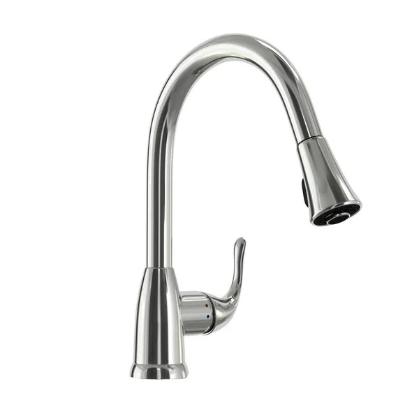 Glacier Bay Market Single-Handle Pull-Down Sprayer Kitchen Faucet in Chrome