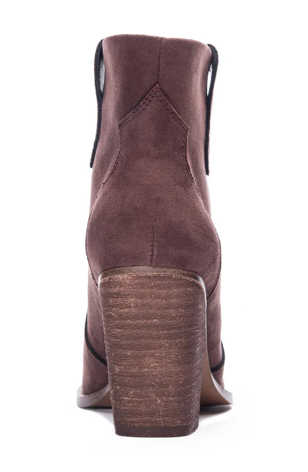 Chinese Laundry Bonnie Bootie - Size 9.5 in Brown Faux Leather at Nordstrom