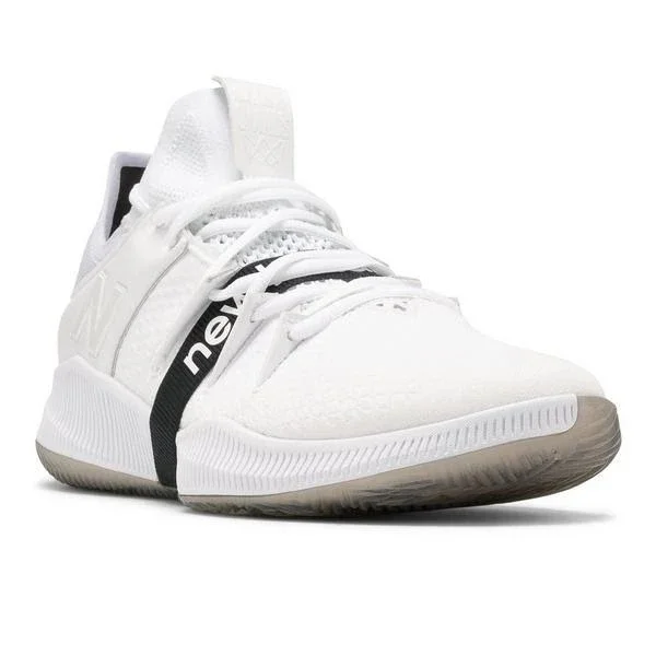 New Balance OMN1S Low Men's Basketball Shoes - White/Black (Size 11.5)