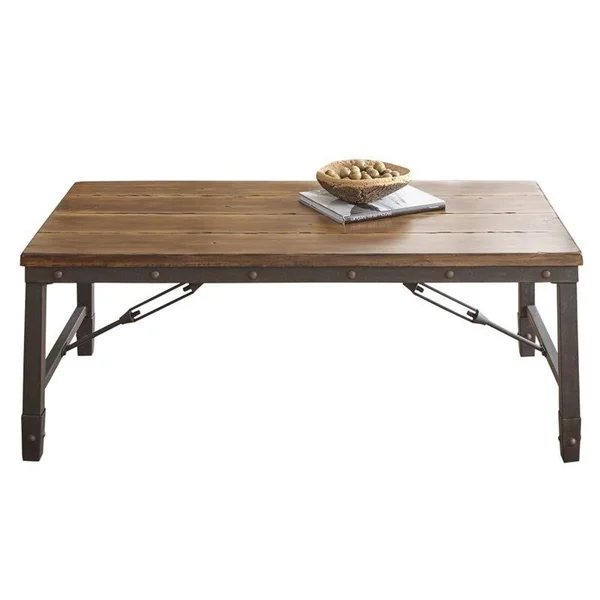 Bowery Hill Coffee Table in Antiqued Honey Brown - BH-4752-1509687