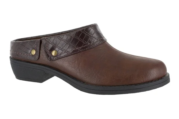 Easy Street Women's Becca Mule (Tan/Brown Croco)