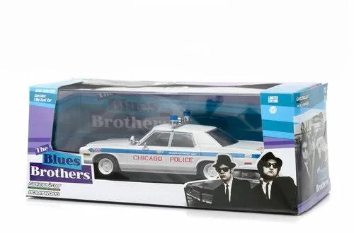 1975 Dodge Monaco Chicago Police Car - The Blues Brothers 1:43 Scale Greenlight Hollywood Limited Edition Die-Cast Vehicle