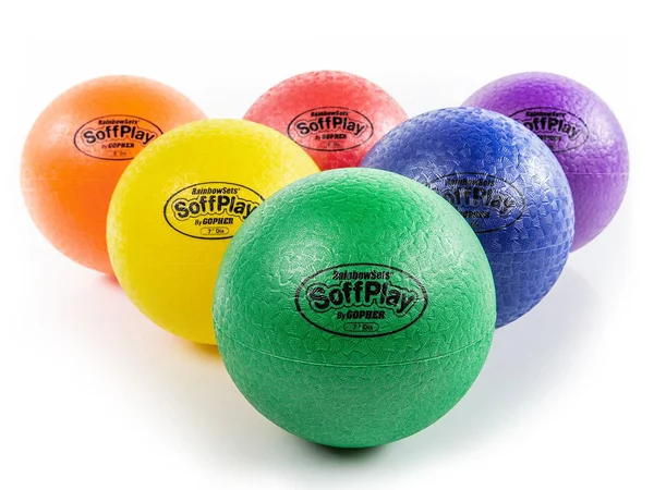 SoffPlay Balls - Rainbow 7x22 Diameter Playballs
