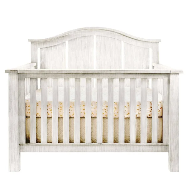 Milk Street Baby Relic Arch 4-in-1 Convertible Crib in Cloud White