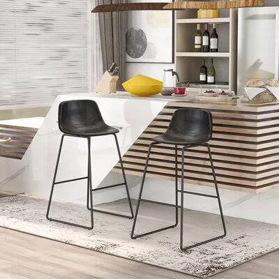 Aquashicola 30.5x22 Bar Stool 17 Stories Color: Gray