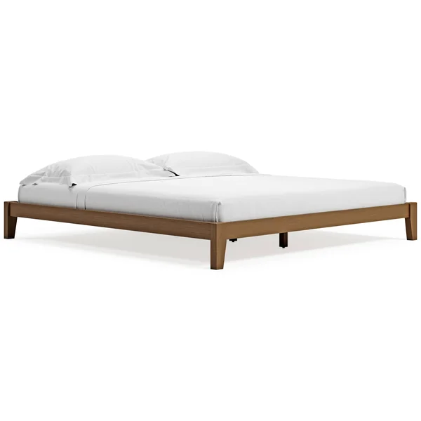 Tannally - Light Brown - King Platform Bed